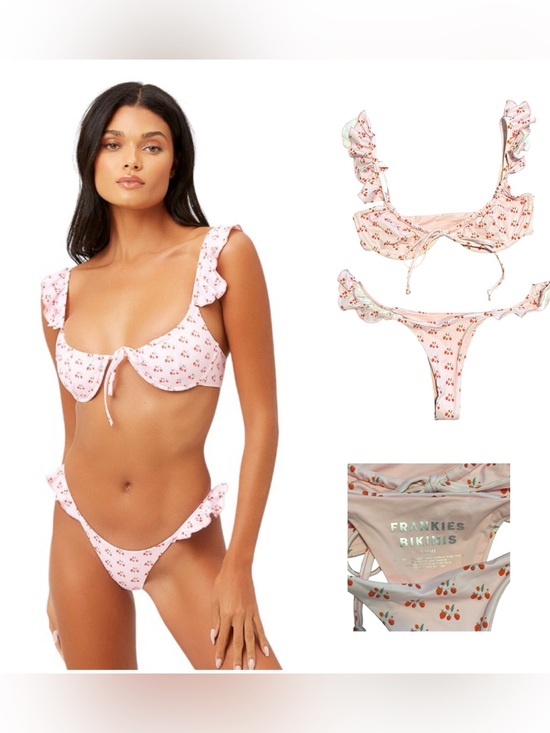 Frankie's Bikinis Other - Frankie’s Bikinis Ruffle Berry Bikini